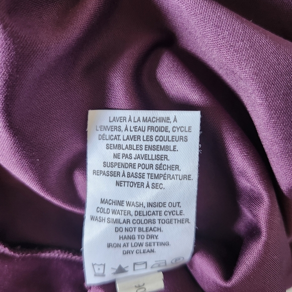 Reitmans Size M Elegant Purple Chiffon  Dress - Picture 6 of 8